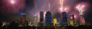 Fireworks in Houston