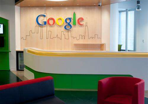 Google's Chicago Skyline Outline